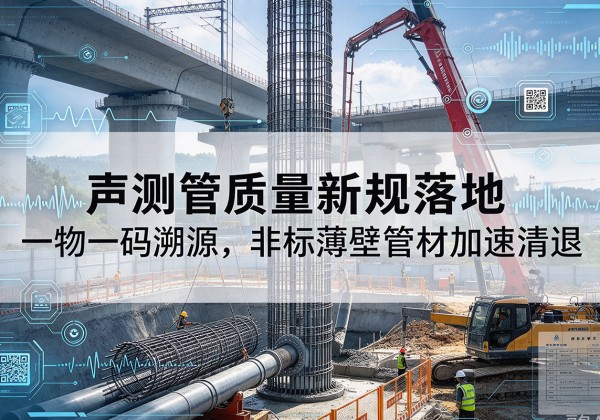 大竹声测管质量新规落地，一物一码溯源，非标薄壁管材加速清退