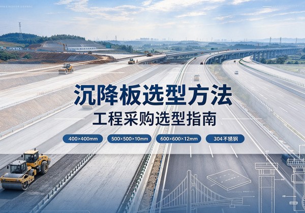 大竹沉降板选择方法